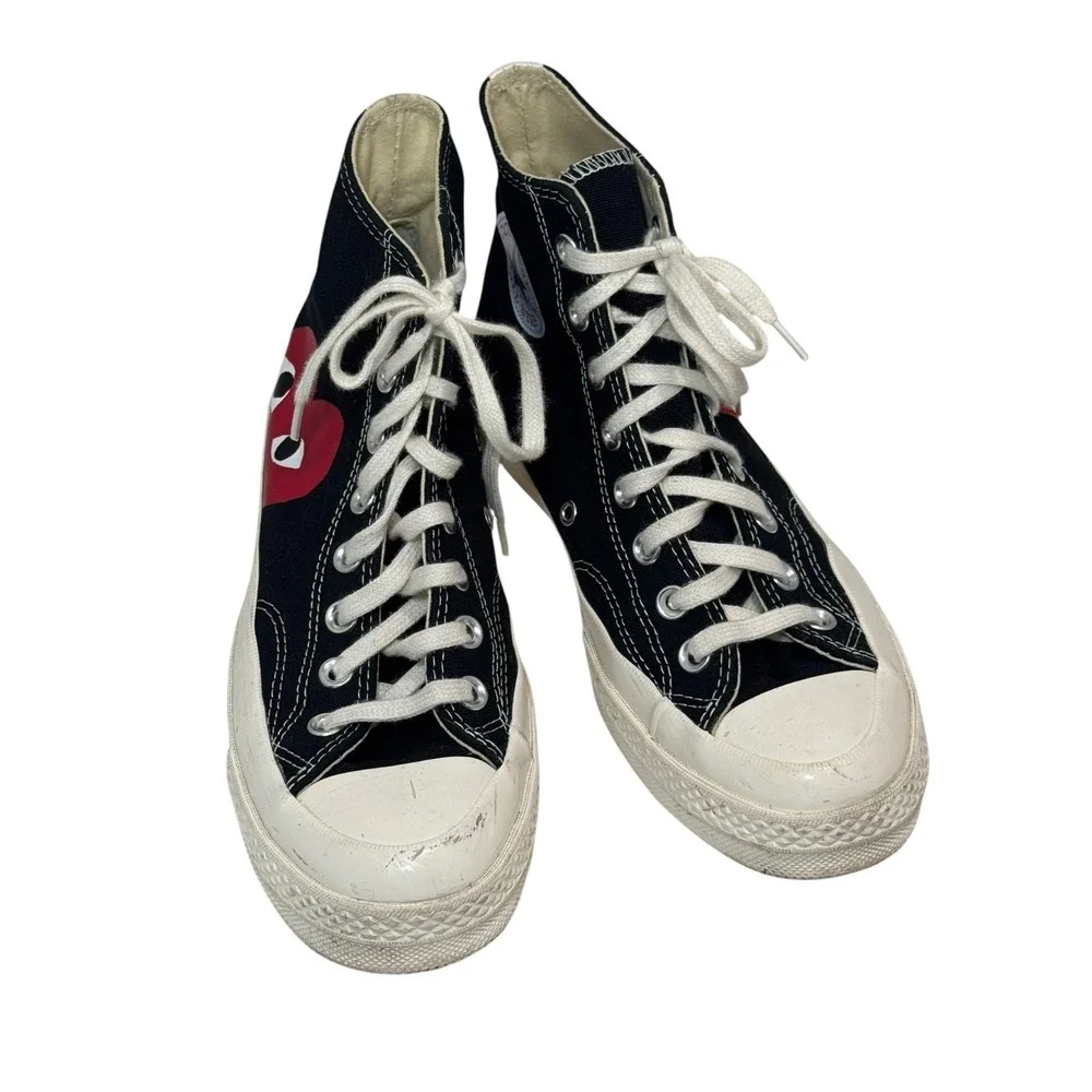 Converse Chuck Taylor Comme Des Garcons Play High Top Black Men 7 Women 9
